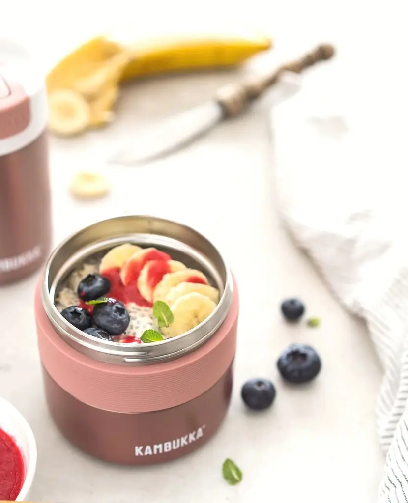 Термоконтейнер для їжі Kambukka Bora Misty Rose, 400 мл, попелясто-рожевий (11-06004) - фото 5