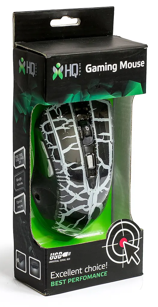Миша ігрова HQ-Tech HQ-MV T8 Grey USB - фото 5