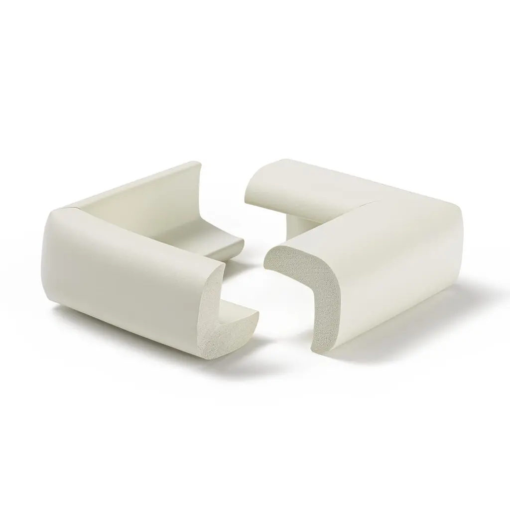 Накладки на кути MBM Kids 2 шт м'які білі (BS-01 WHITE) - фото 3