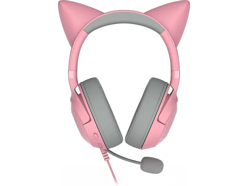 Комп'ютерна гарнітура Razer Kraken Kitty V2 Quartz (RZ04-04730200-R3M1) - фото 3
