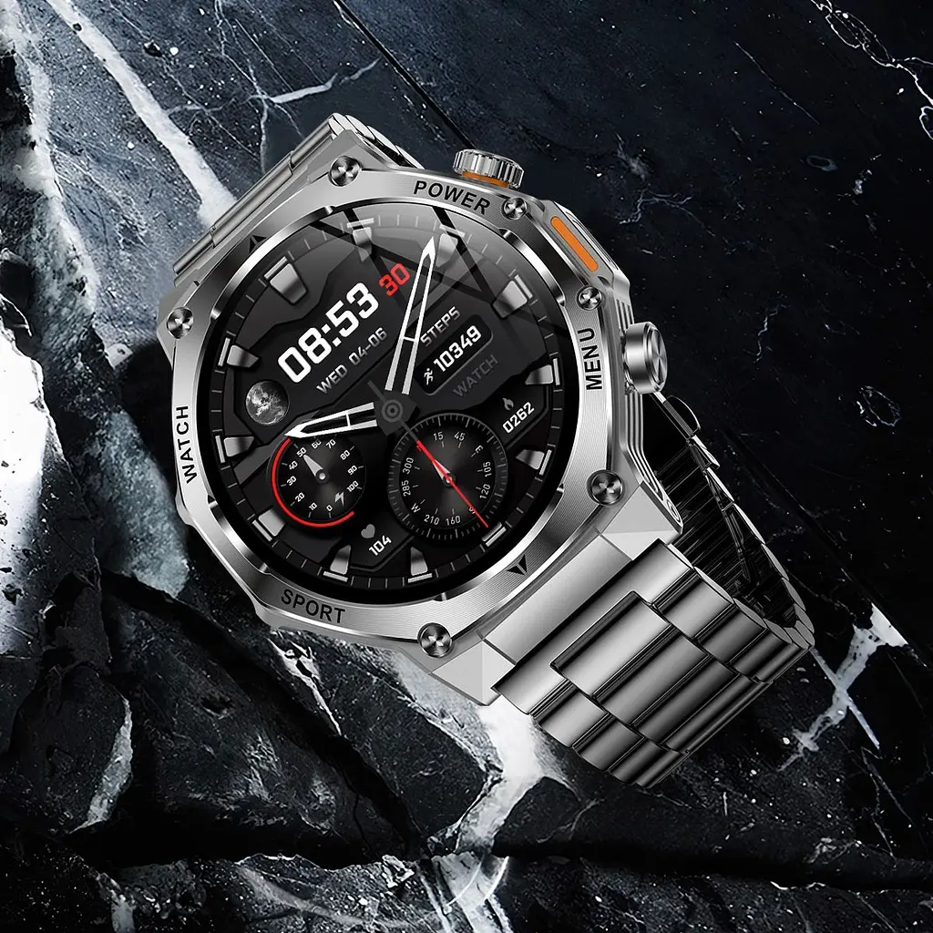 Смарт-годинник Uwatch Smart Surf X Pro Steel 2 ремінці сріблястий (3382) - фото 10