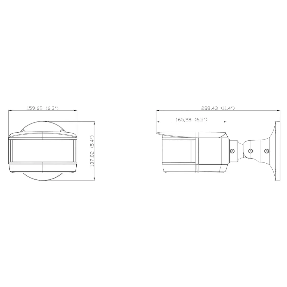 IP-відеокамера панорамна 2Mp x 4 TVT TD-6528M3N (D/PE/AR2) f=3.3mm (77-00501) - фото 2