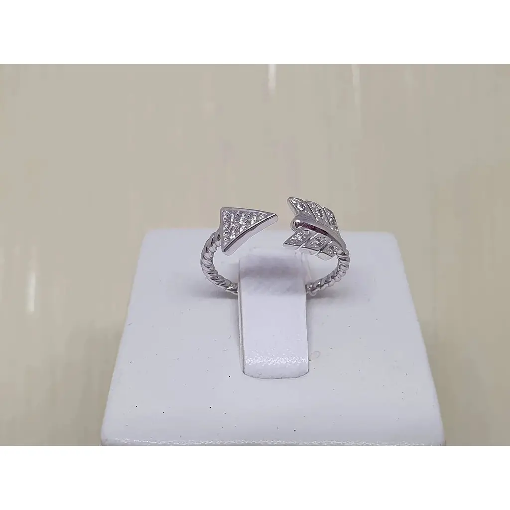 Серебряное кольцо Qvaliz с фианитами. 901-00969 15 16 - фото 4