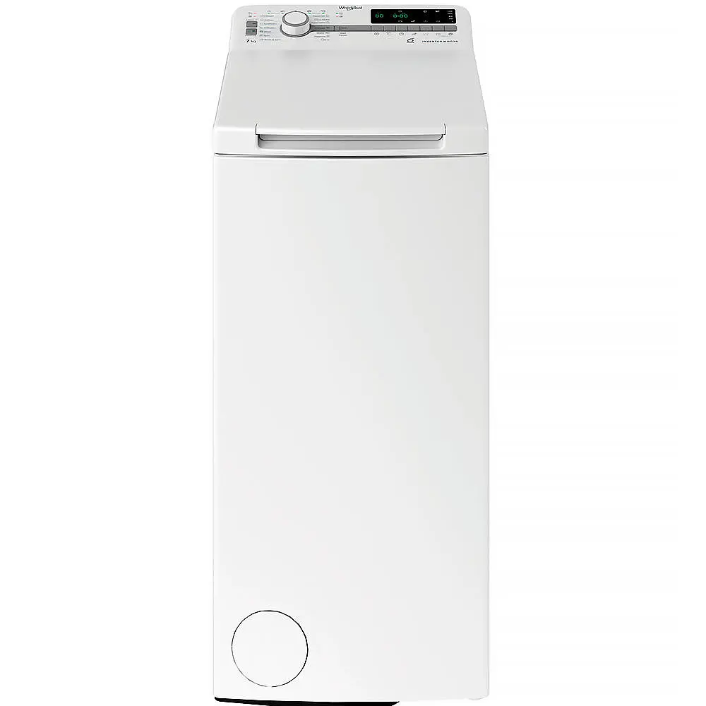 Whirlpool Пральна машина вертикальна, 7кг, 1200, B, 60см, дисплей, інвертор, білий - фото 5