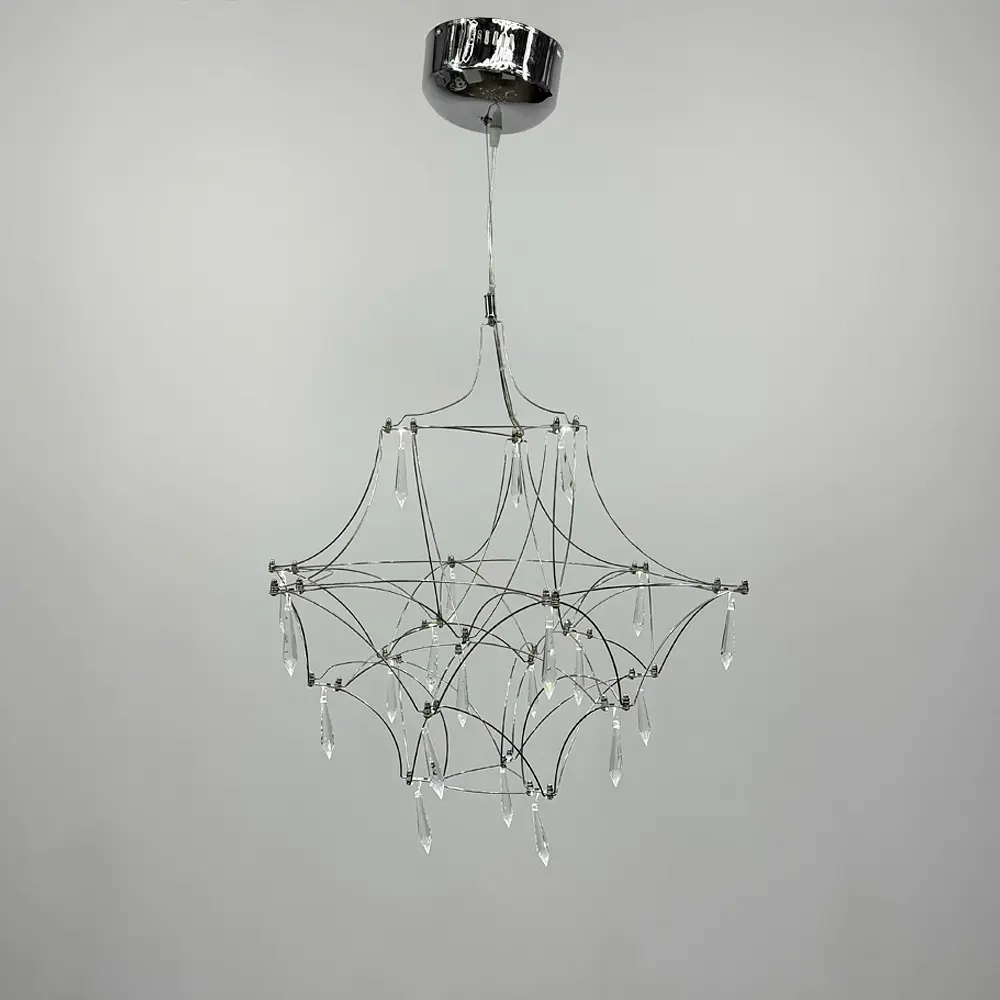 Дизайнерская невесомая люстра MIRA C d60 см Line.F MJ 158-600 CH - фото 8