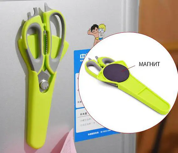 Універсальні кухонні ножиці Supretto Mighty Shears (5047) - фото 4