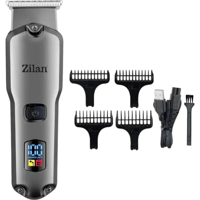 Тример для стрижки волосся Zilan ZLN8634 IPX7 5 в 1 акумуляторний 180 хв роботи - фото 4