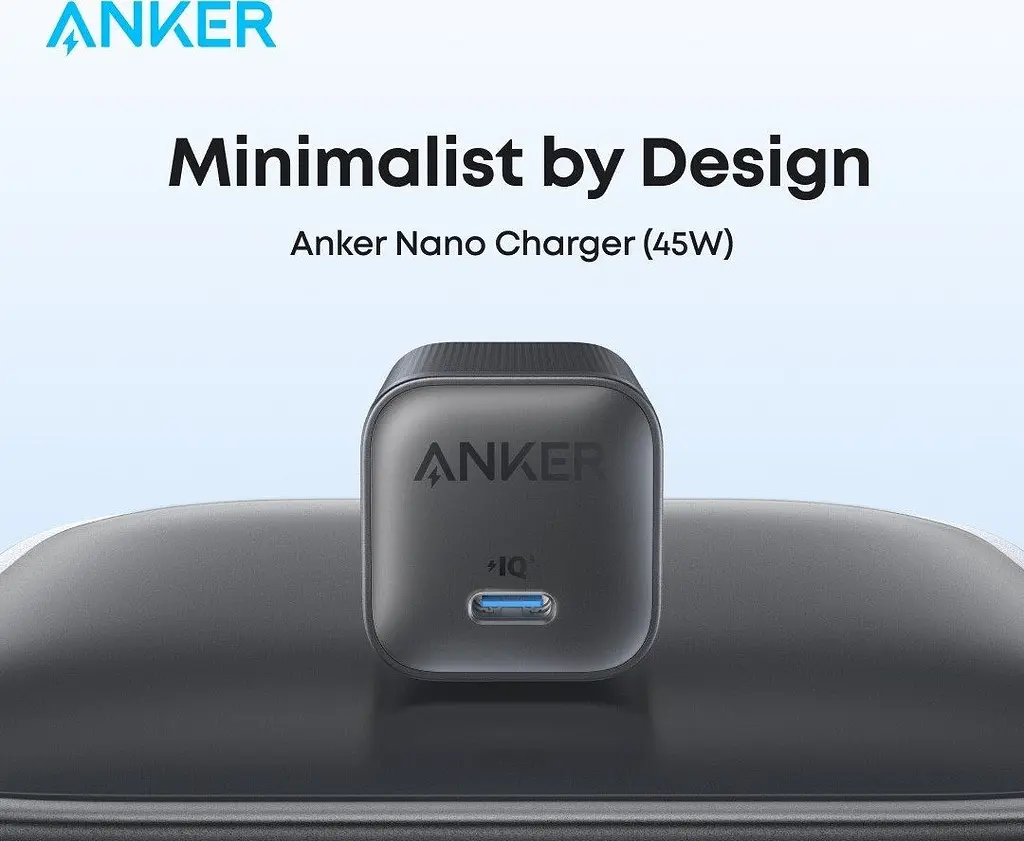 Мережевий зарядний пристрій Anker Nano Charger 45W USB-C Чорний (A2692L11) - фото 2