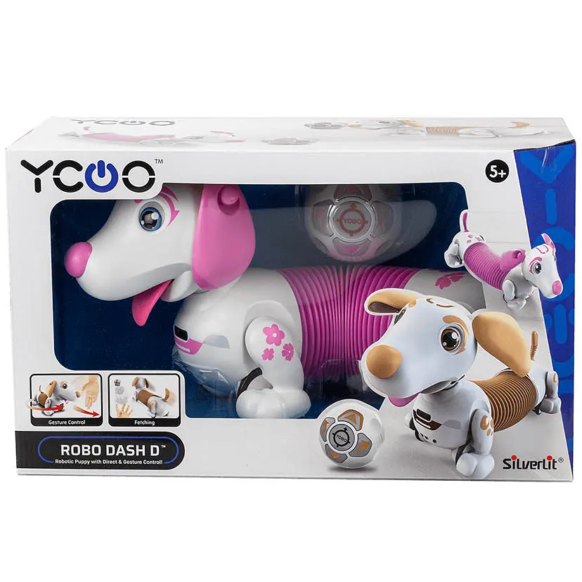 Игрушка робот-собака Silverlit Ycoo Dash D розовая (88742) - фото 5