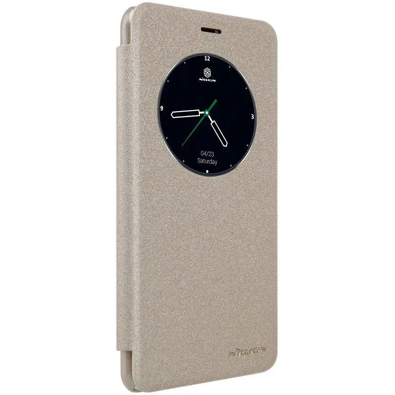Чехол-книжка Nillkin Sparkle case Meizu M3e Gold - фото 4