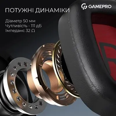 Навушники GamePro Asgard Valkyria RGB Tri-Mod (HSW249B) - фото 8