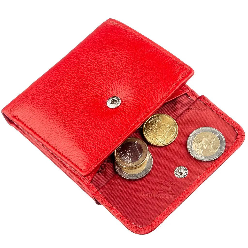 Кожаный женский кошелек ST Leather 10х10.5 см acs0015032 - фото 5