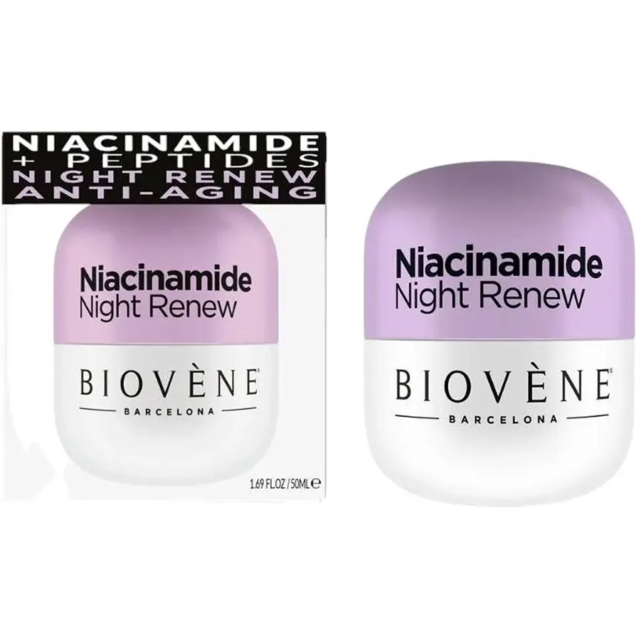 Крем для обличчя Biovene (Біовен) з ніацинамідом відновлюючий нічний 50 мл - фото 2