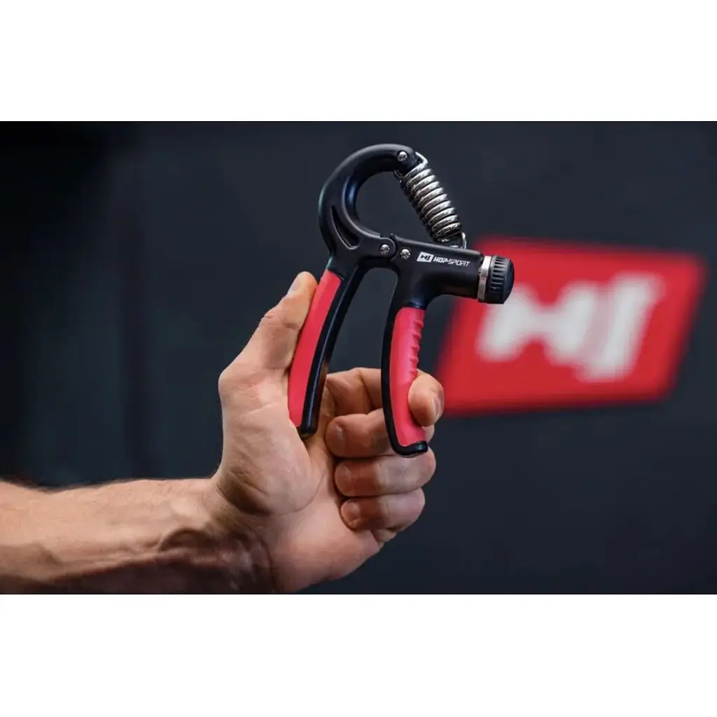 Еспандер Hop-Sport HS-P060HG регульований 5-60 кг чорно-червоний - фото 4
