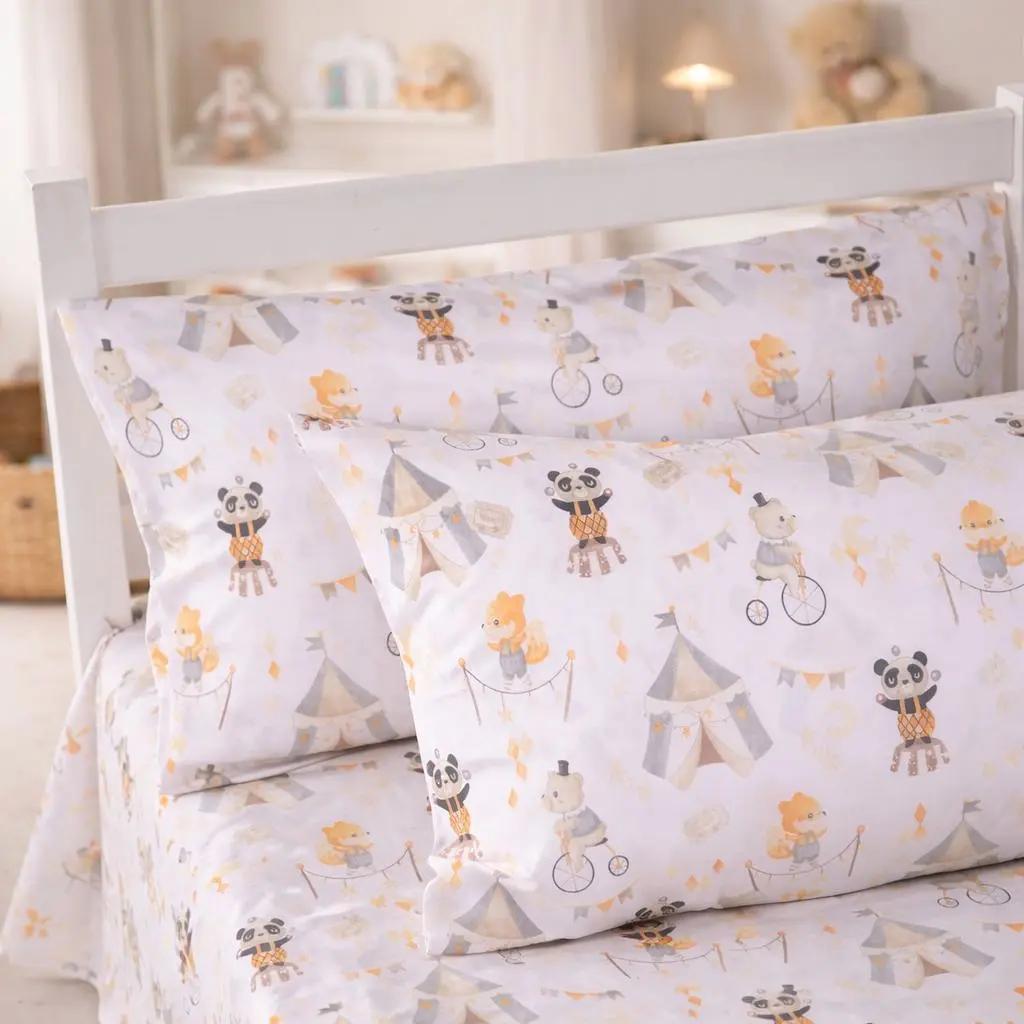 Простыня MirSon Ranforce Elite Baby Circus 220x240 см (2200012576885) - фото 2