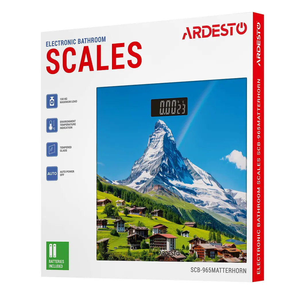 Ваги підлогові Ardestо 150 кг малюнок (SCB-965MATTERHORN) - фото 4
