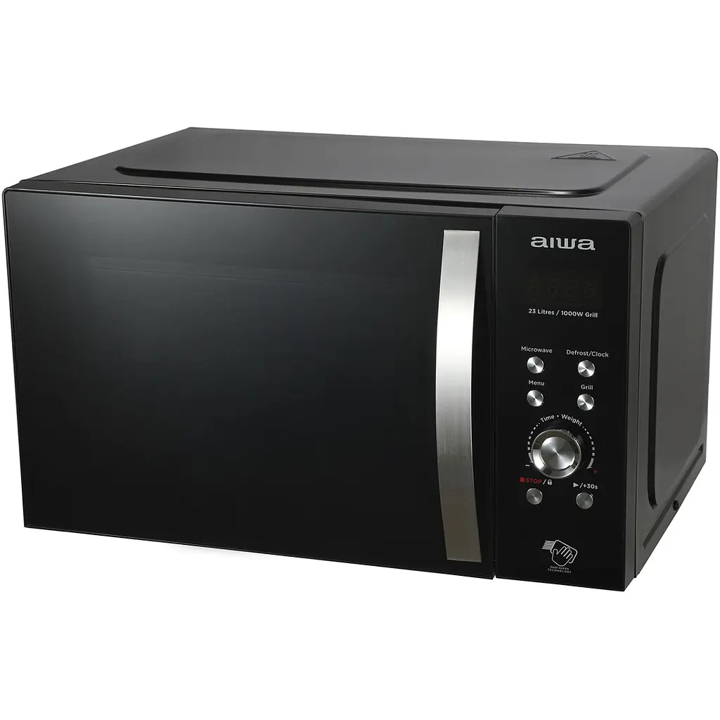 Мікрохвильова піч AIWA NAMICOOK CRYSTAL23 MW-230DG/BK 23л/ 800Вт/ гриль/ Child LOCK//чорна - фото 3