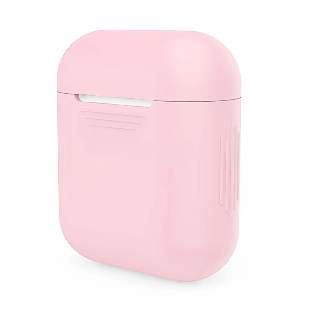 Чехол для беспроводных наушников - чехол для Airpods 1/2 Розовый чехол для эирподс - фото 6