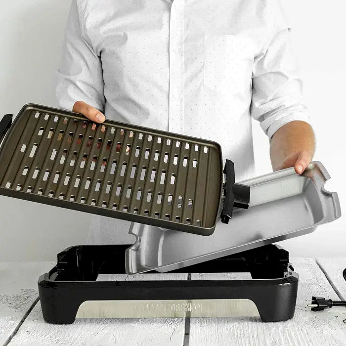 Гриль Russell Hobbs George Foreman 25850-56 Smokeless BBQ Grill (6651558) - фото 4