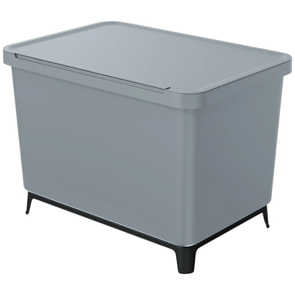 Сортувальник Prosperplast Systema з кришкою та ніжками 43 л сірий (62837-429) - фото 2