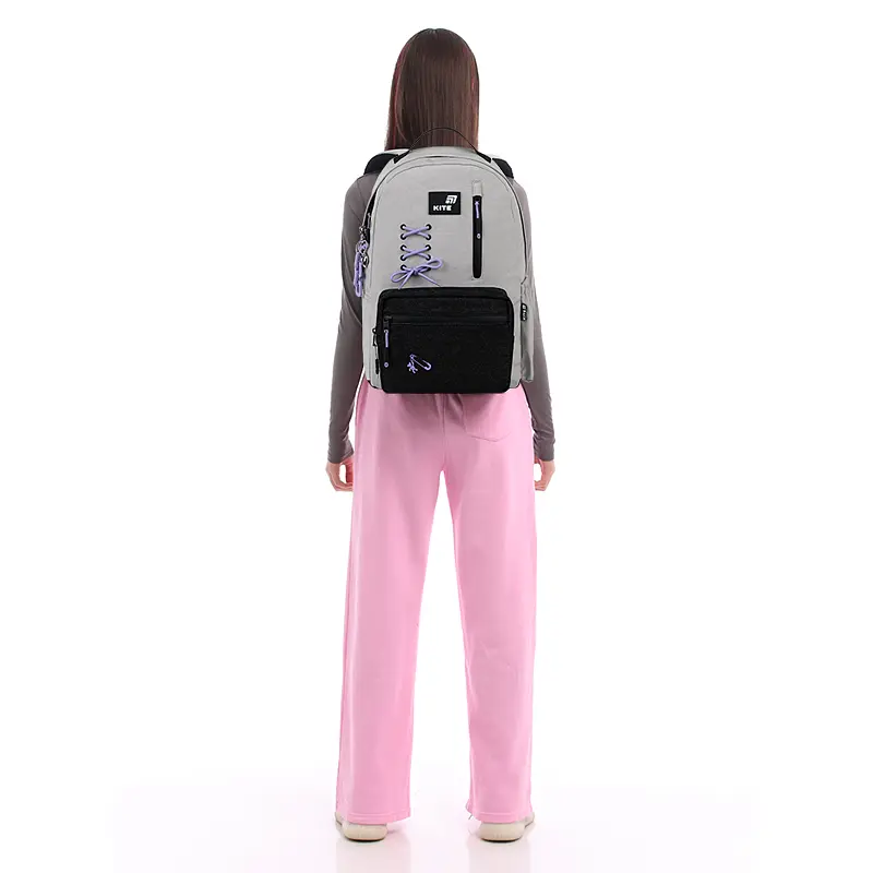 Рюкзак для старшої школи Kite Education teens 949L Romantic Minimalism Сірий (K26-949L-1) - фото 20