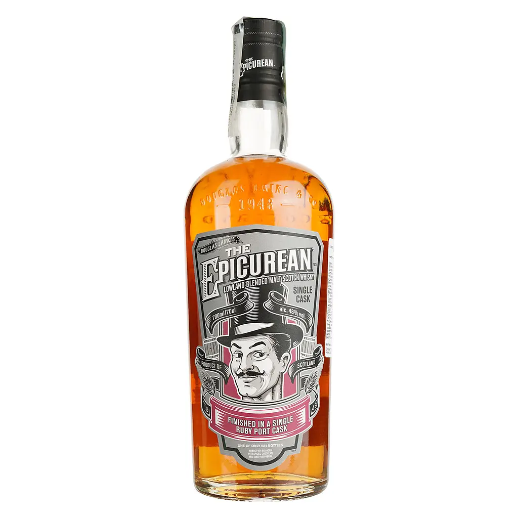 Виски The Epicurean Ruby Port Edition 48% 0.7 л в подарочной упаковке - фото 2
