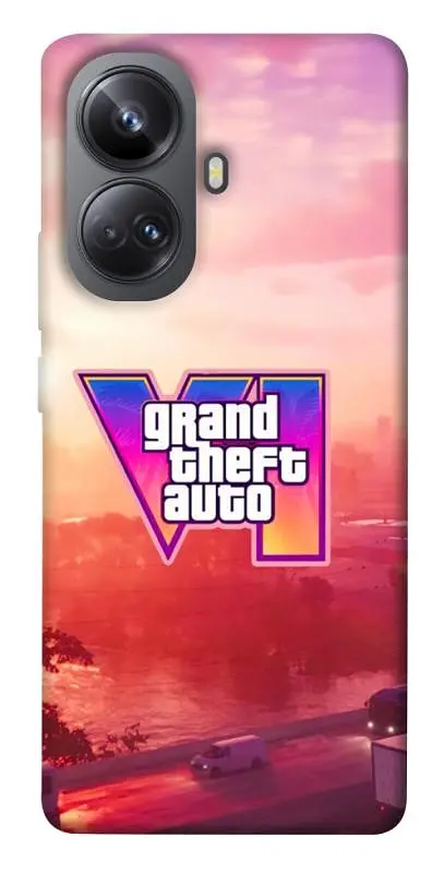 TPU чохол Demsky GTA VI Vice City для Realme 10 Pro+