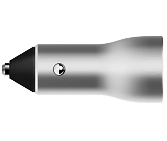 Автомобильное зарядное устройство для Zmi Car Charger with Display 18W серый - фото 4