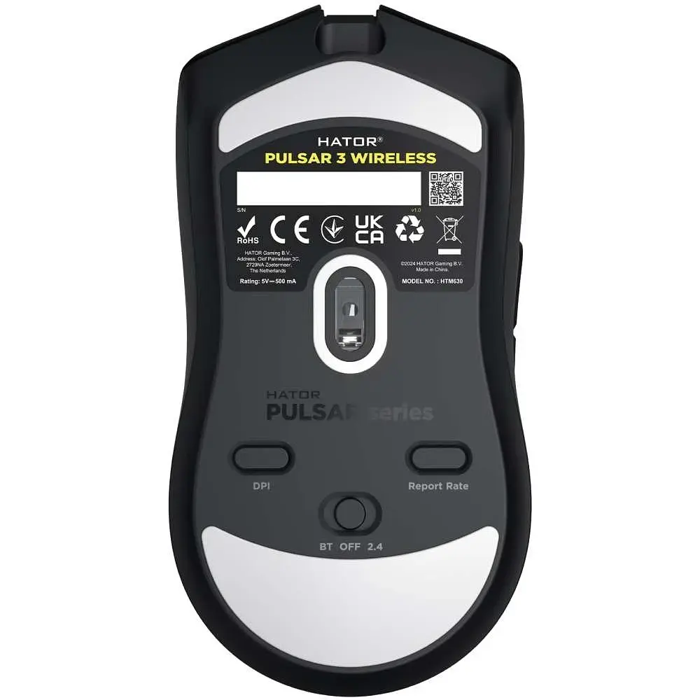 Bluetooth миша HATOR Pulsar 3 HTM630 Wireless Black UA - фото 6