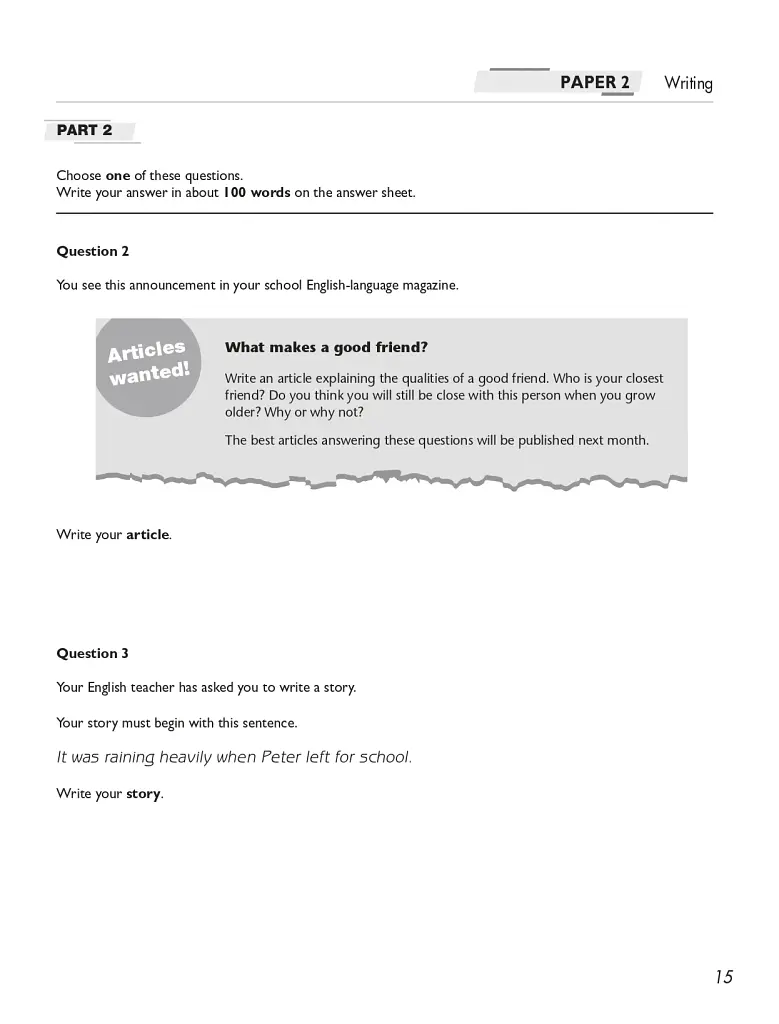 Practice Tests. B1 Preliminary. Student's Book - фото 14