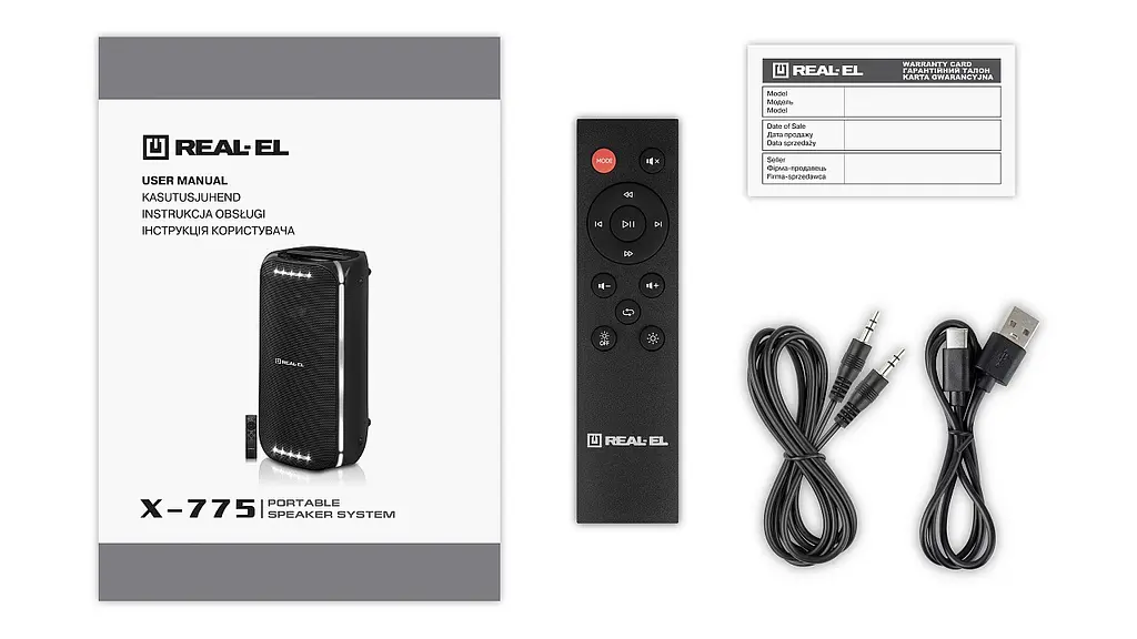Акустична система Real-El X-775 Black - фото 3