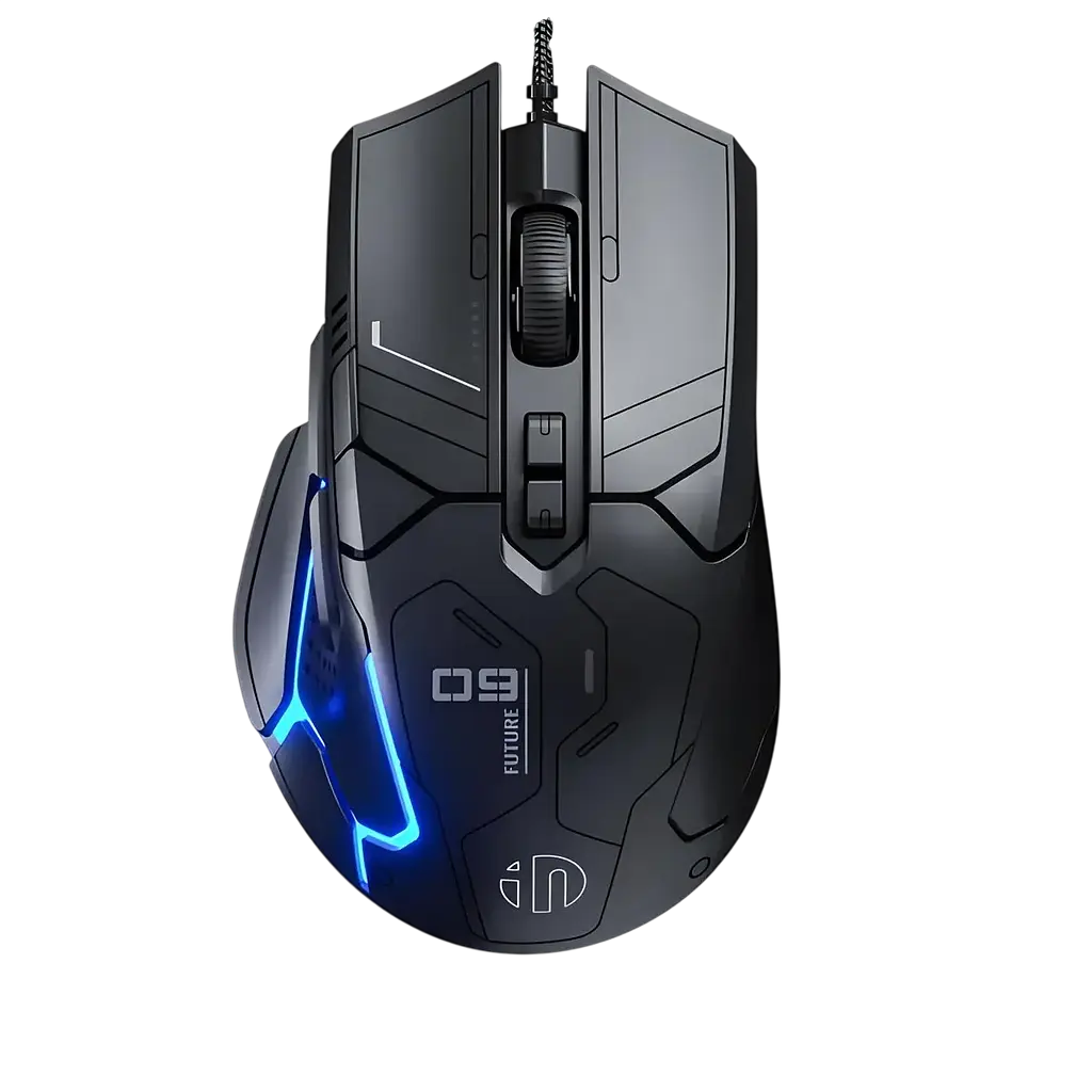 Миша INPHIC PG9 RGB Black - фото 2