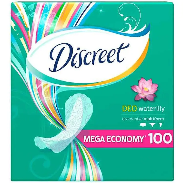 Прокладки щоденні DISCREET Deo Water Lily 100 шт