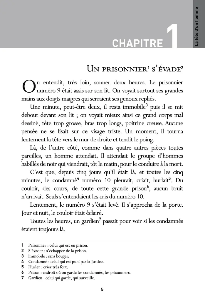 La Tete d'un homme. Niveau B2 + CD audio MP3 - фото 3