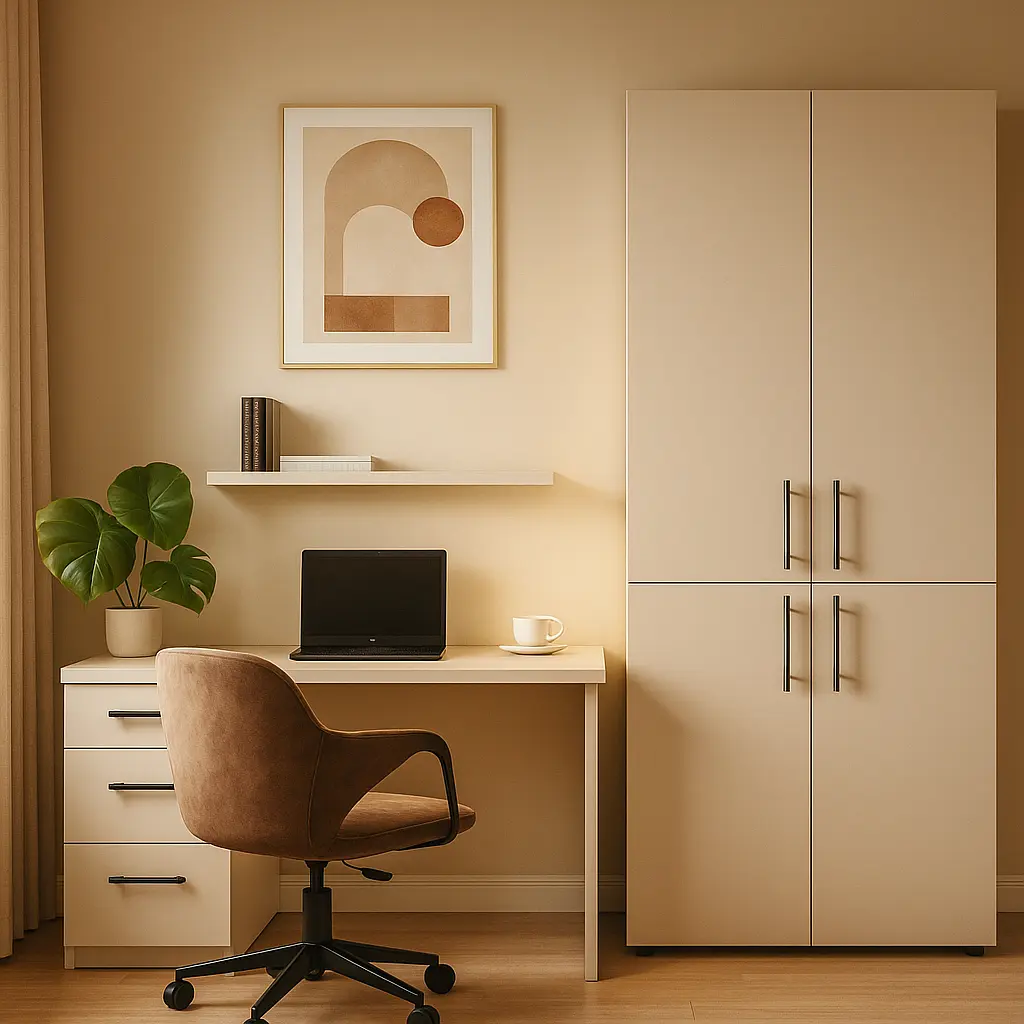 Шафа для документів закрита ОП-614 Orange-Line 700х347х1825 Кашемір - фото 4