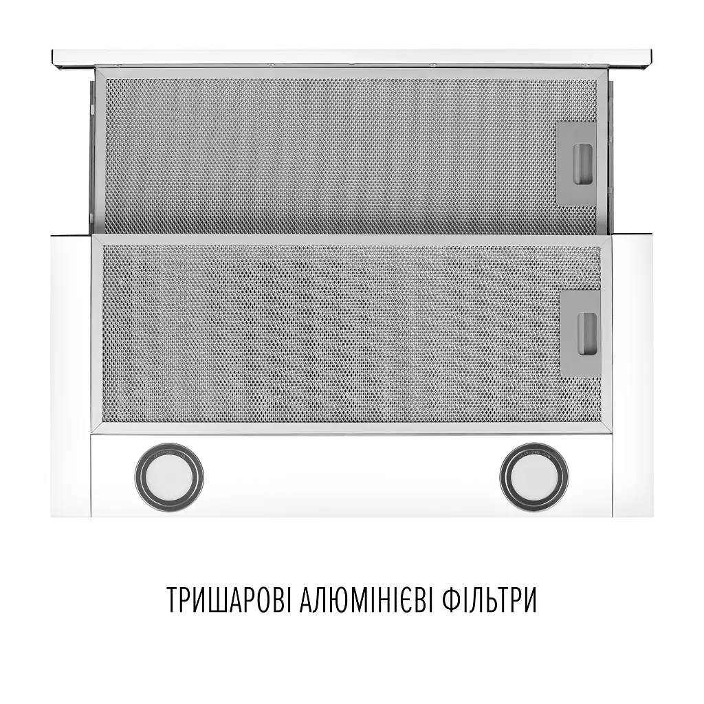 Витяжка телескопічна PERFELLI TL 6822 WH 1200 LED - фото 7