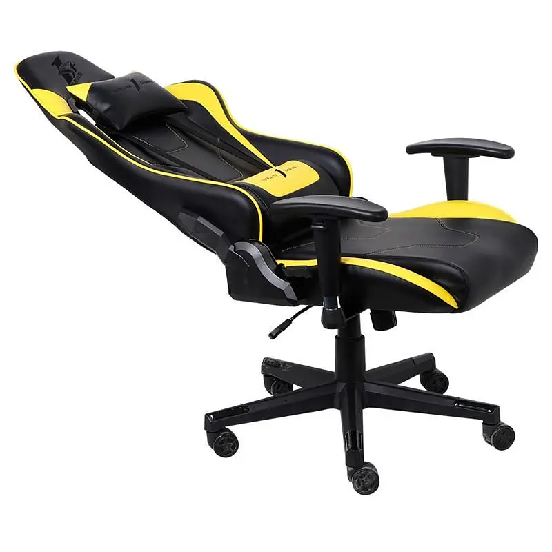 Крісло для геймерів 1stPlayer FK2 Black/Yellow (FK2-BKYE) - фото 4