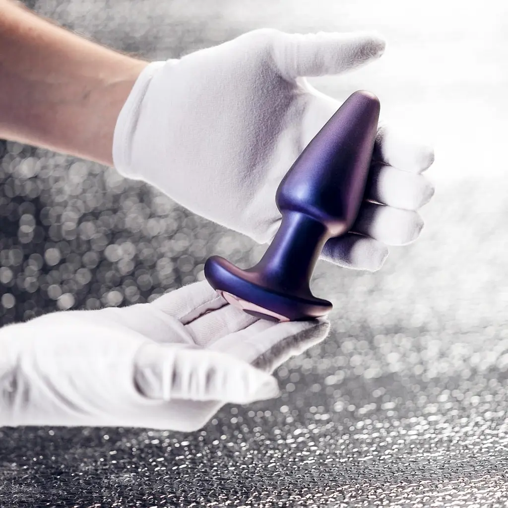 Анальная пробка Hueman Meteoroid Remote Controlled Rimming 13.9 см (фиолетовый) - фото 10