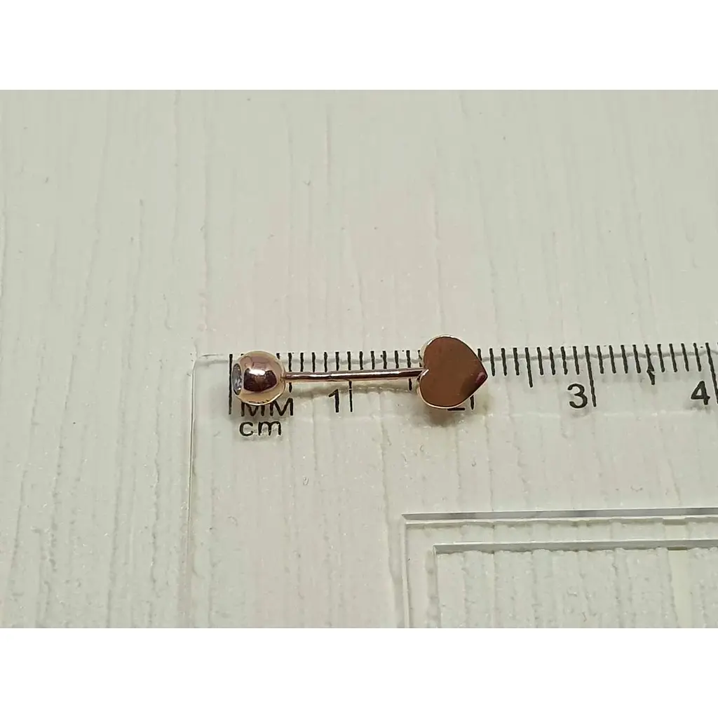 Золотая серьга-пирсинг Оникс. ПИР00224 - фото 3