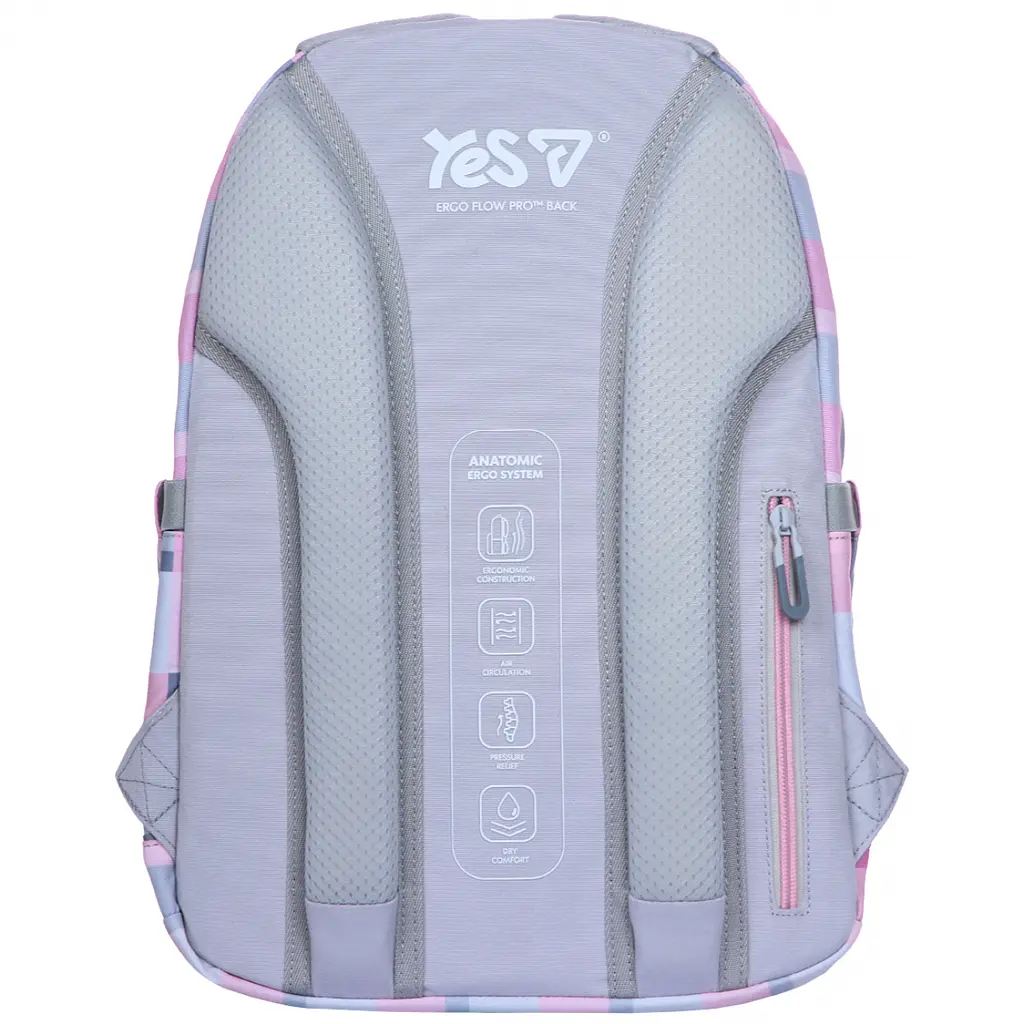Рюкзак шкільний Yes TS-47M Flow 40х30х17 см фіолетовий (550305) - фото 5