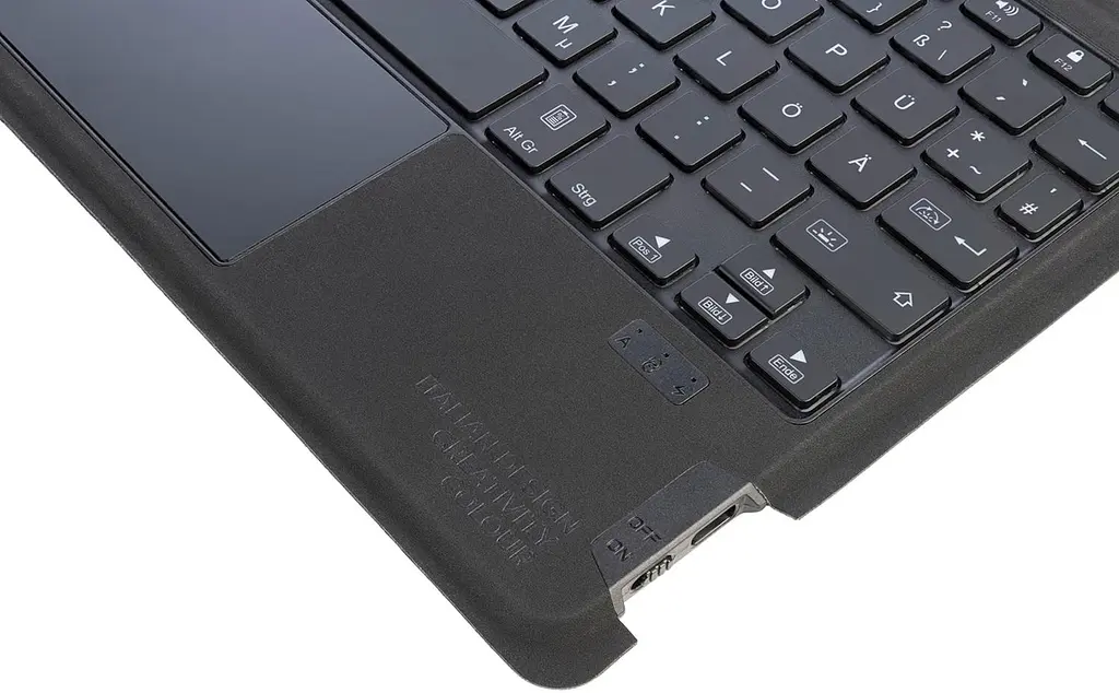 Чохол-клавіатура Tucano Book Cover Keyboard для Samsung Galaxy Tab A9+ 11.0 (X210/X215/X216) DE/UKR Black (F-TUCBCKTABA9P) - фото 9