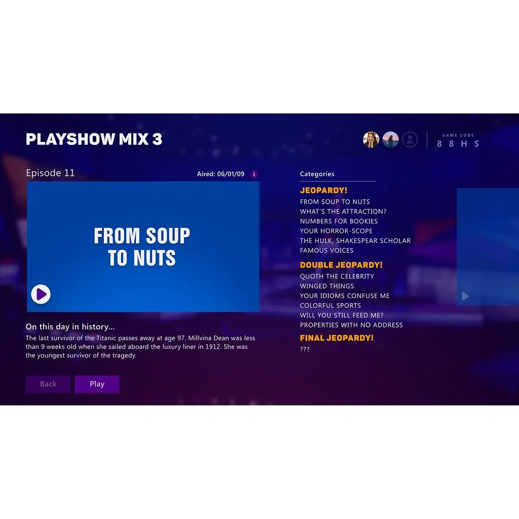 Ключ активации Microsoft Jeopardy! PlayShow для Xbox One/Series - фото 4