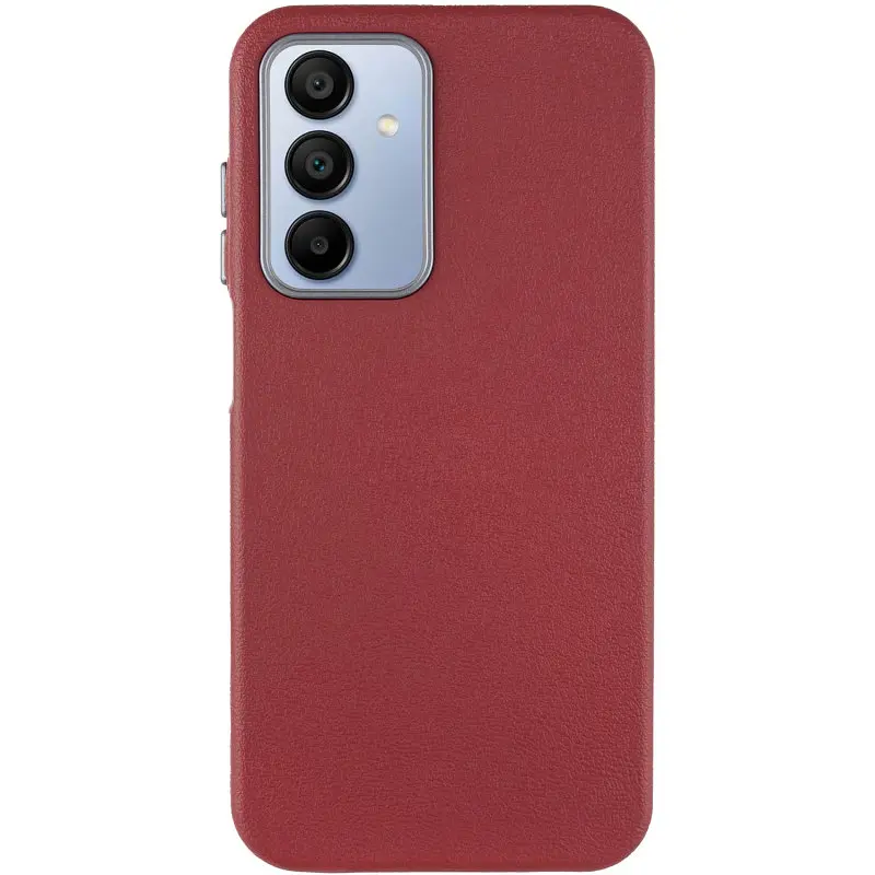 Шкіряний чохол Leather Case Metal Buttons для Samsung Galaxy A25 5G Red - фото 2