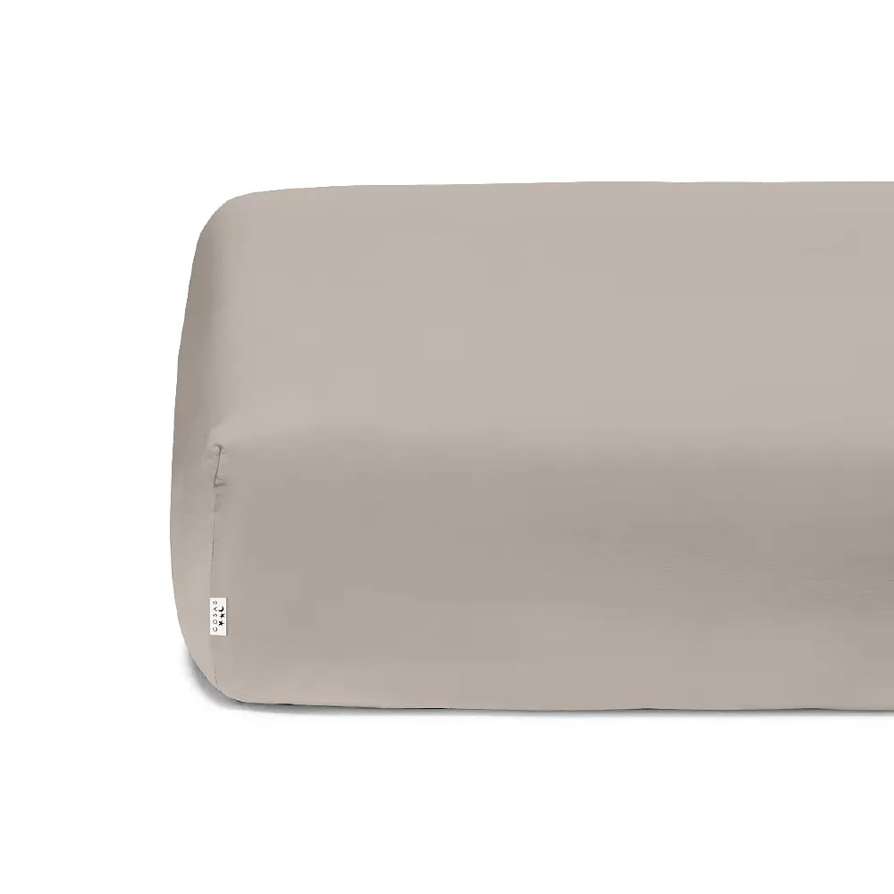 Комплект постільної білизни Cosas євро з простирадлом на резинці FLOWERS CS1 200 x 220 см (FlowersWhiteQuartz_El-Quartz_200) - фото 12