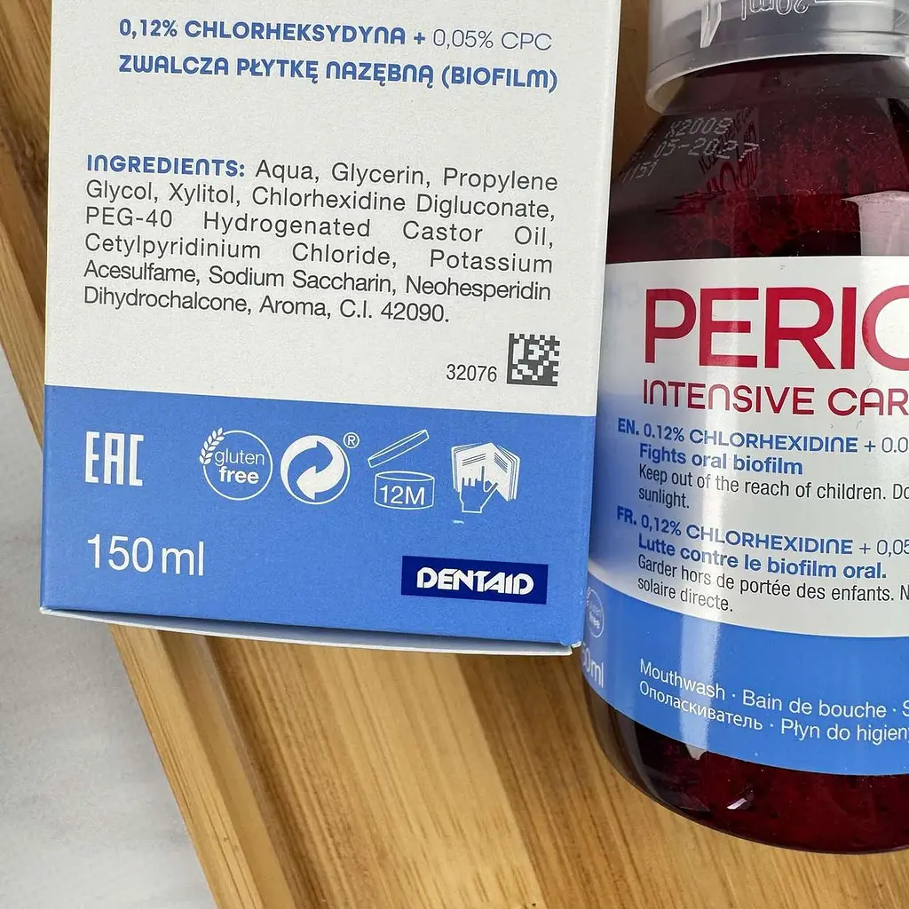 Ополіскувач для ротової порожнини Dentaid Perio-Aid 0.12% Intensive Care сильний антисептик 500 мл - фото 2