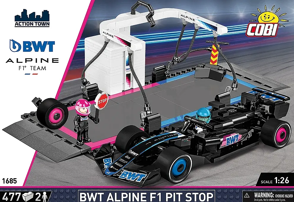 Конструктор COBI BWT Alpine F1 Pit Stop 1:26 477 деталей 1685 - фото 4