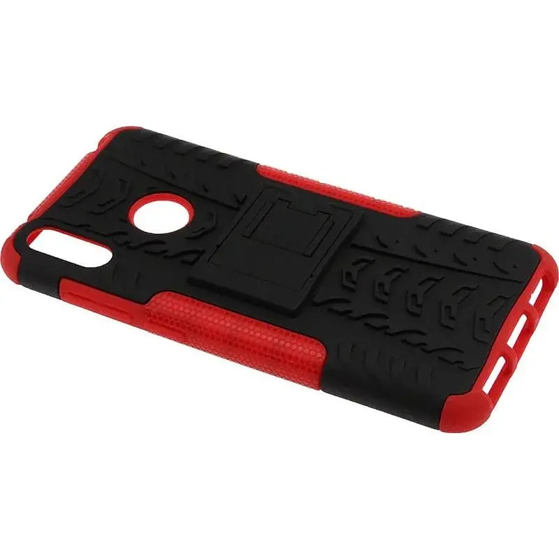 Чехол-накладка Toto Dazzle Kickstand 2 in 1 Case HuAwei Y7 Pro 2019/Enjoy 9 Red - фото 6