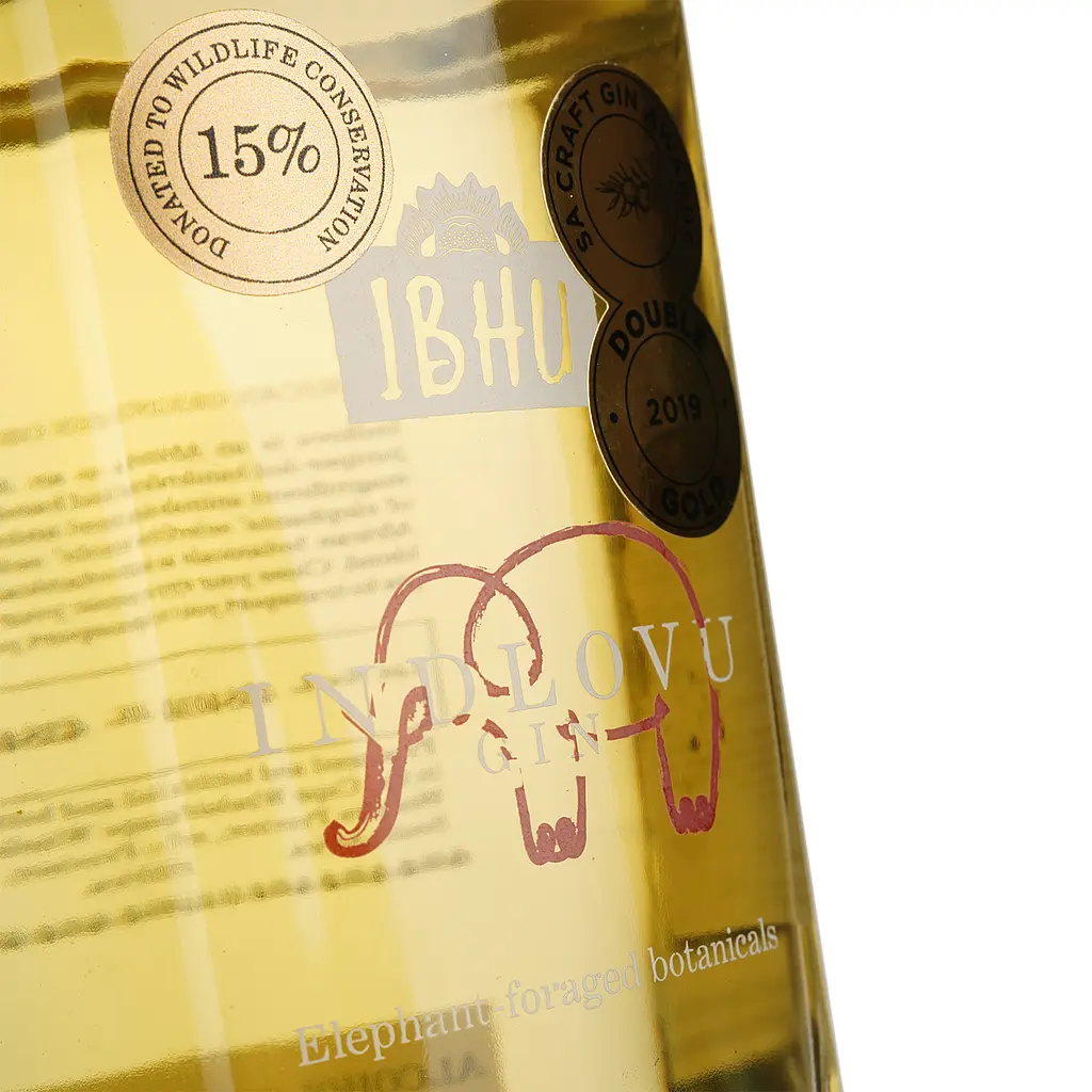 Уценка. Джин Ibhu Indlovu Elephant-Foraged Botanicals Gin 43% 0.7 л - фото 5