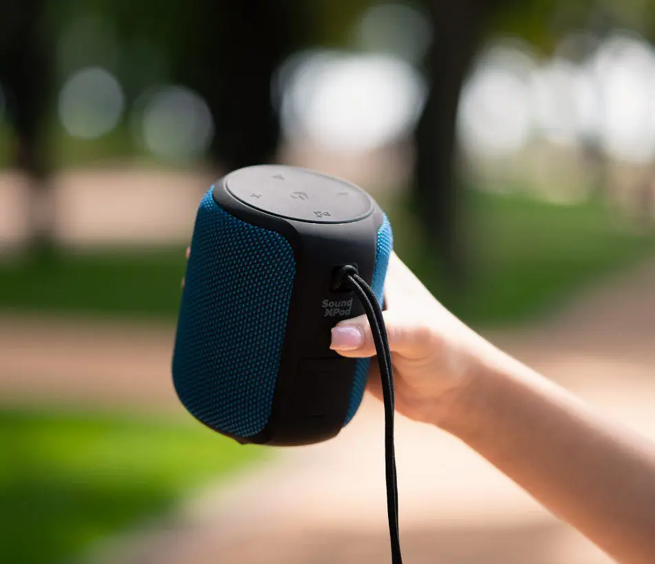 Портативная колонка 2E SoundXPod Bluetooth TWS Waterproof Blue - фото 5