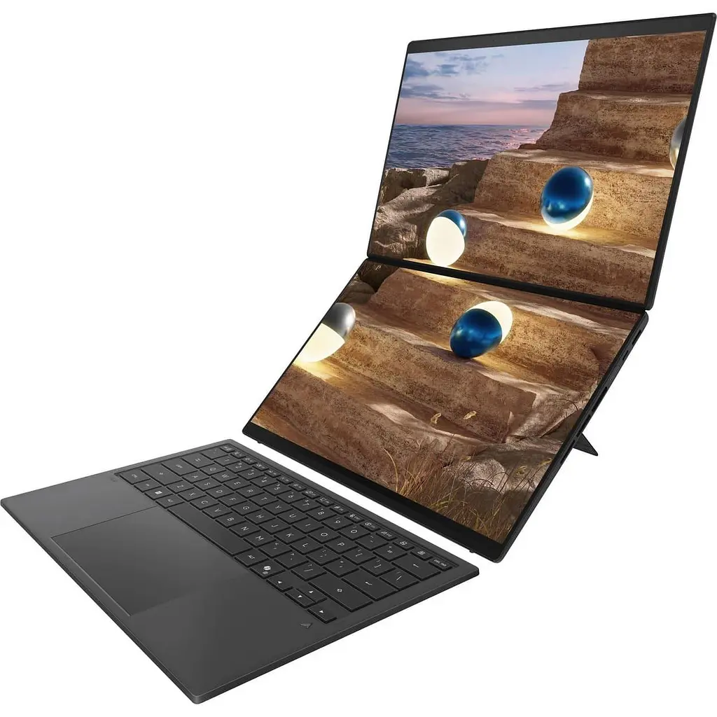 Ноутбук ASUS Zenbook DUO UX8407AA-SN216X (28 3K OLED 144 Hz, Intel Core 9 386H, 32 GB, 2 TB, Intel HD, W11P) Moher Gray (90NB16V1-M00A40) - фото 4